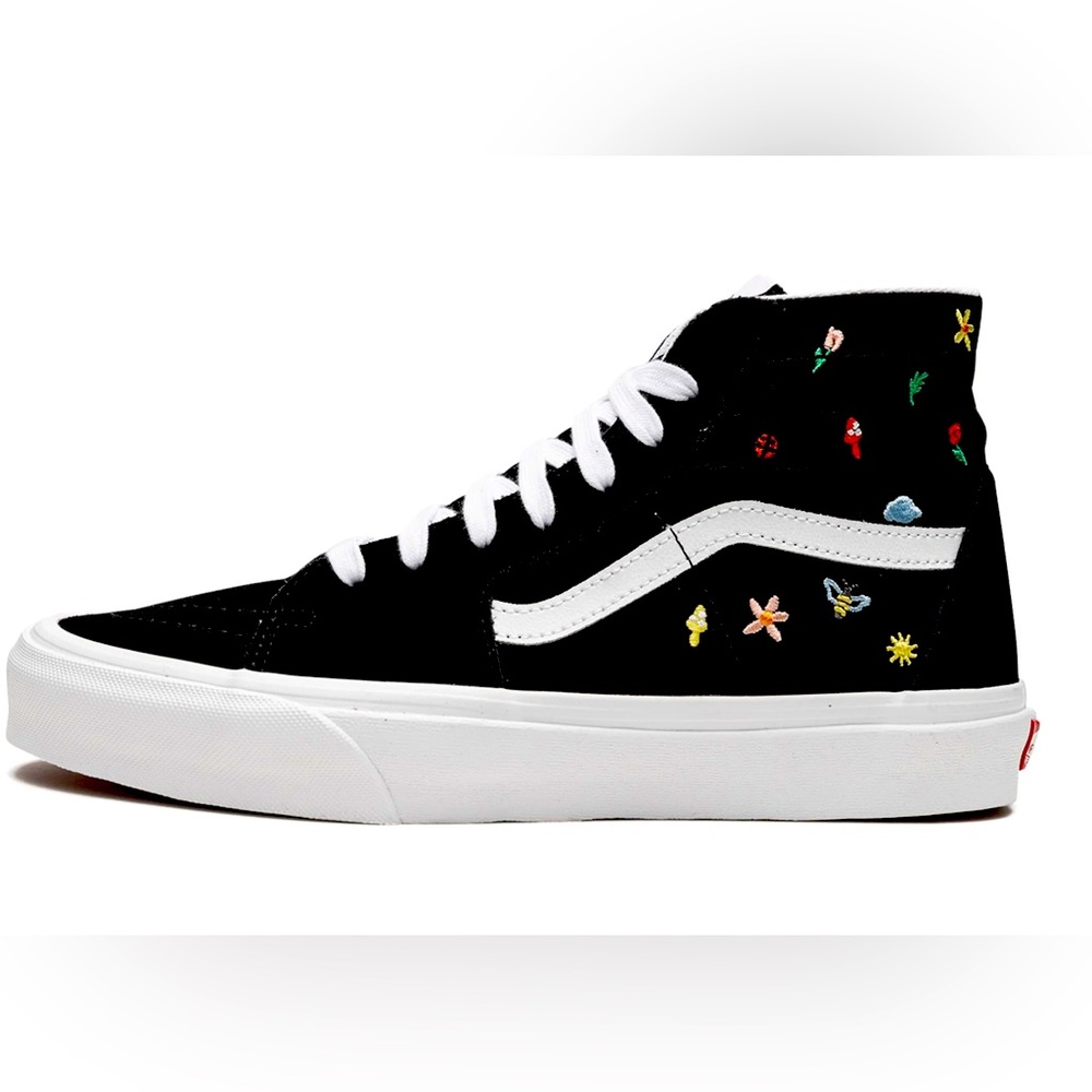 Vans ‘Garden Party Black’ High Top Sneakers Sz 7.5 NWT
